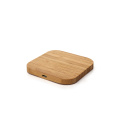 Hot sale 2021 portable ultra-thin bamboo fast wireless charger for phone